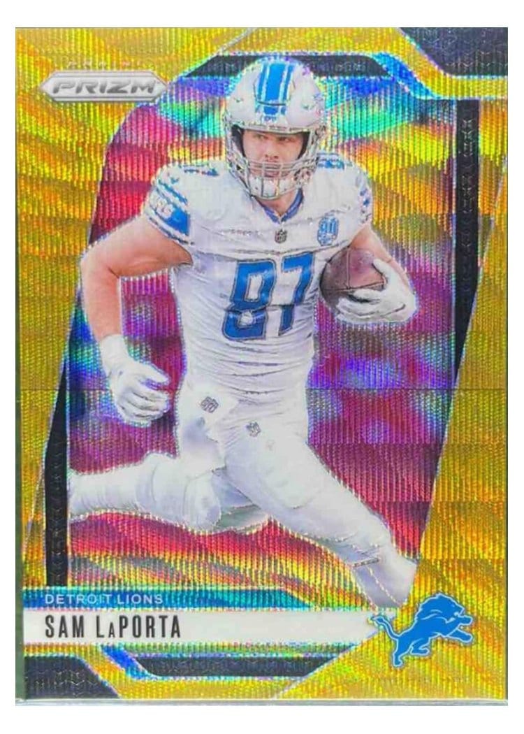 2024 Panini Prizm Base Set Sam LaPorta #96 card