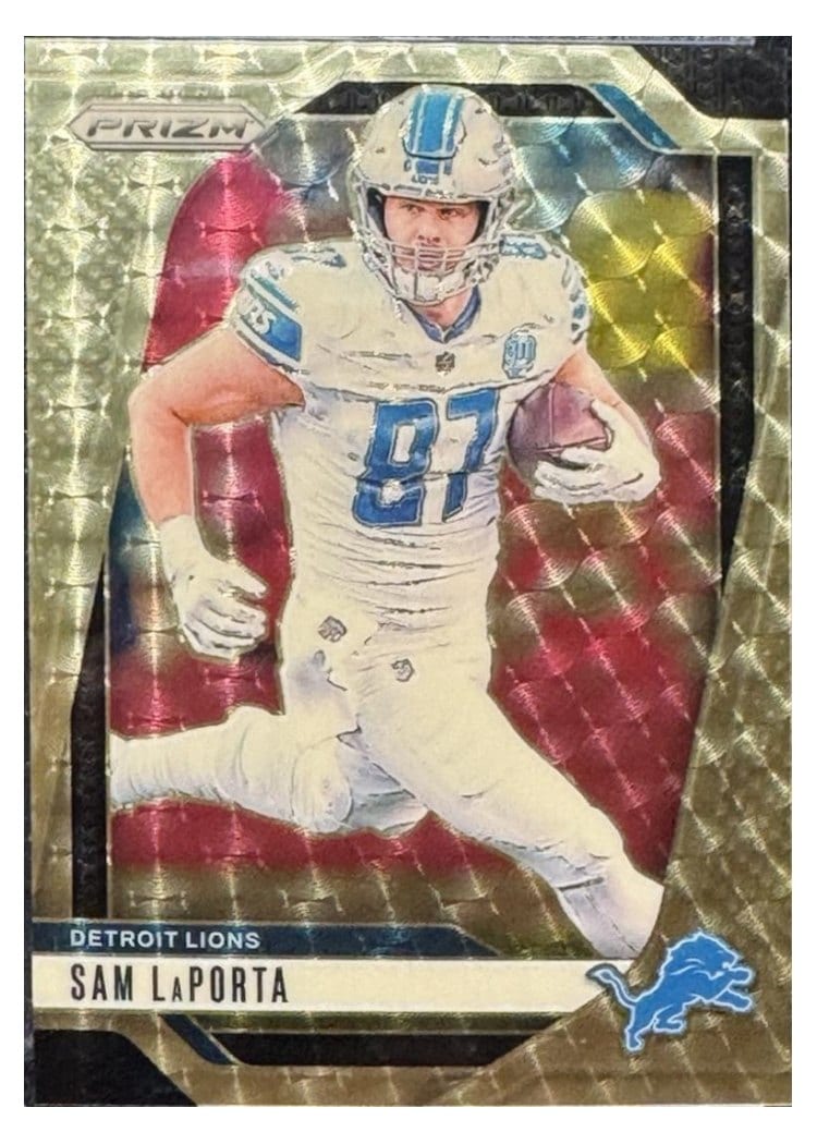 2024 Panini Prizm Base Set Sam LaPorta #96 card