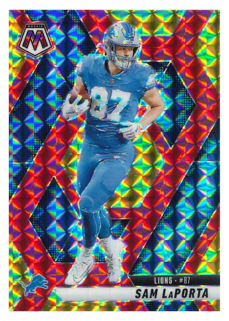 2025 Panini Mosaic Base Set Sam LaPorta #63 card