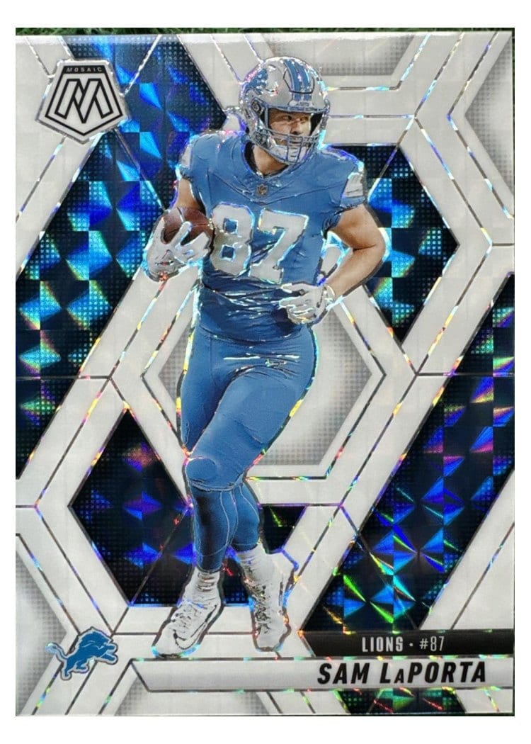 2025 Panini Mosaic Base Set Sam LaPorta #63 card