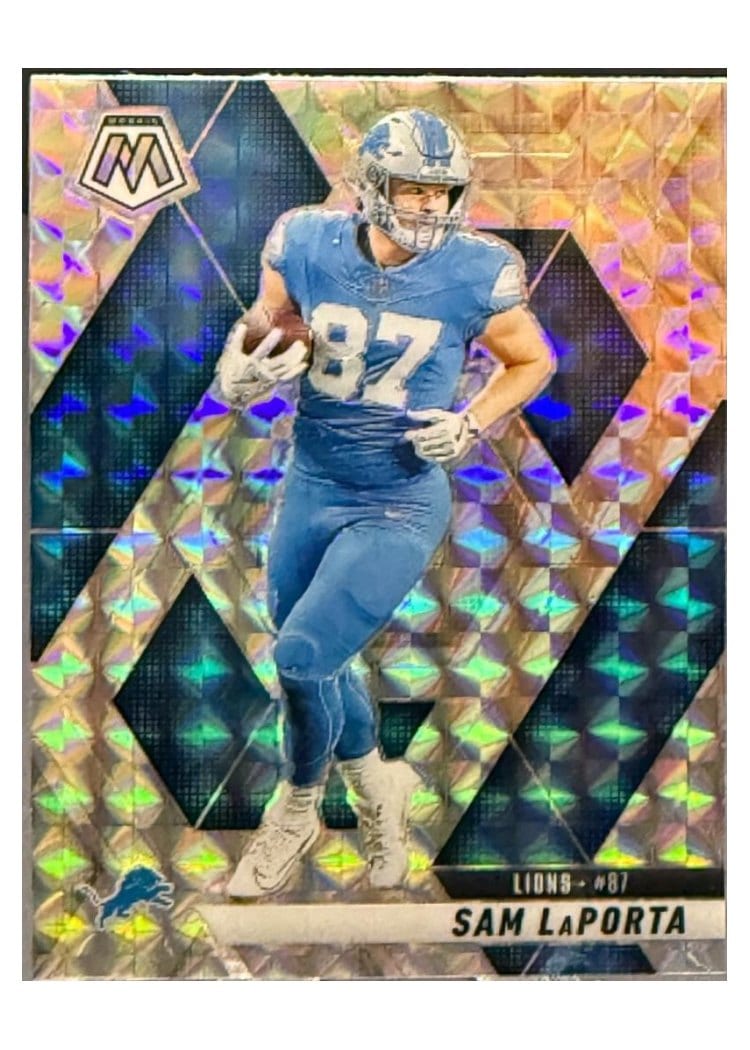 2025 Panini Mosaic Base Set Sam LaPorta #63 card