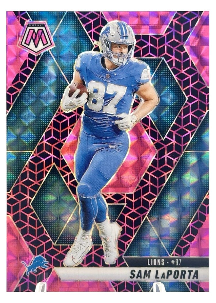 2025 Panini Mosaic Base Set Sam LaPorta #63 card