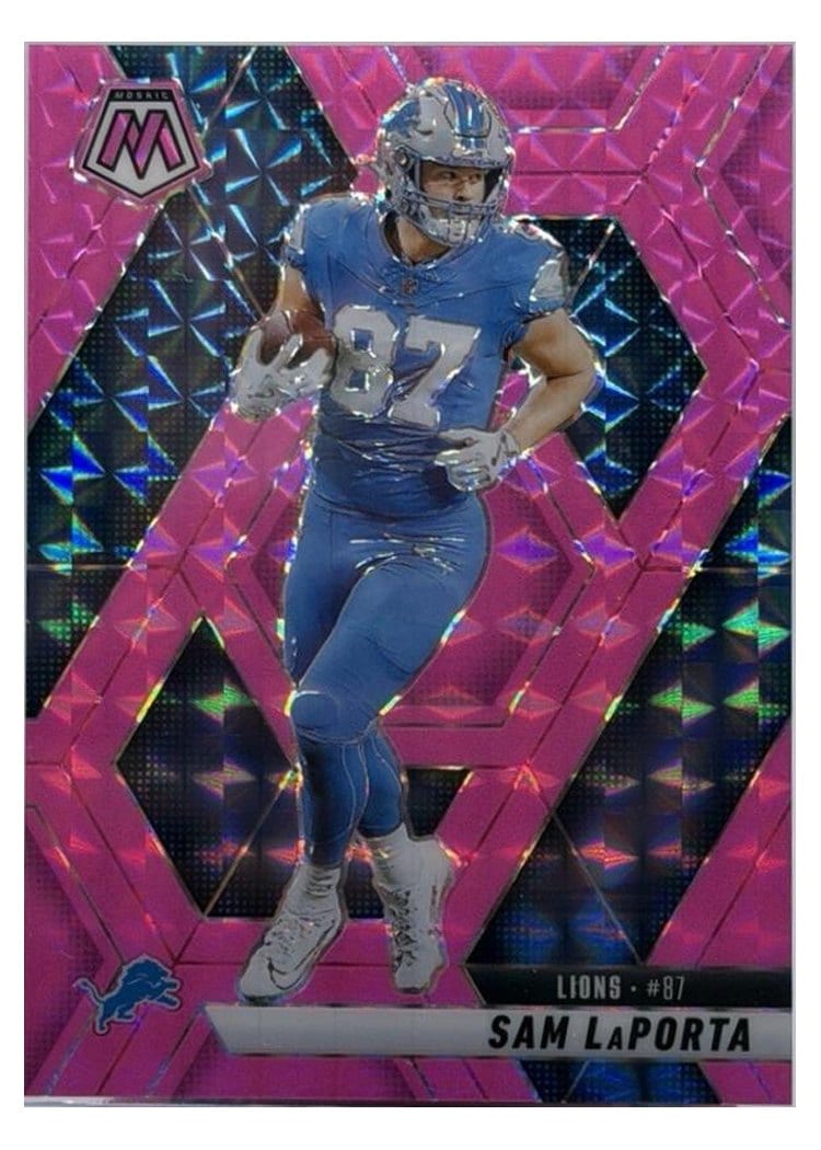 2025 Panini Mosaic Base Set Sam LaPorta #63 card