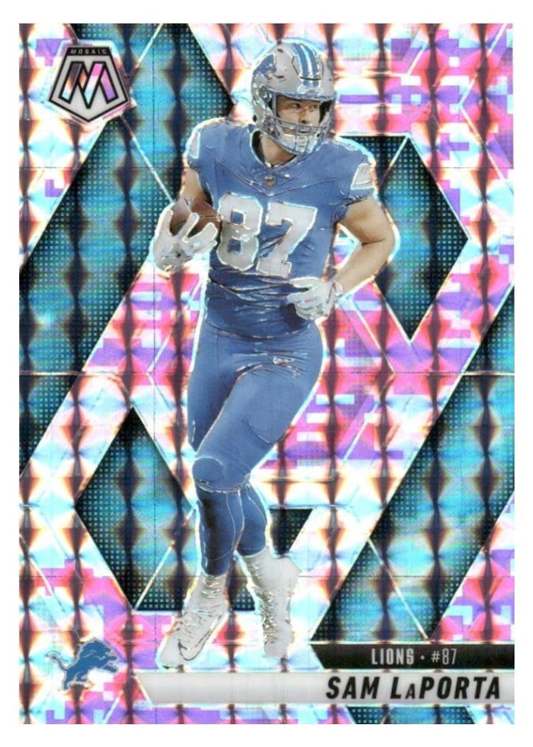 2025 Panini Mosaic Base Set Sam LaPorta #63 card