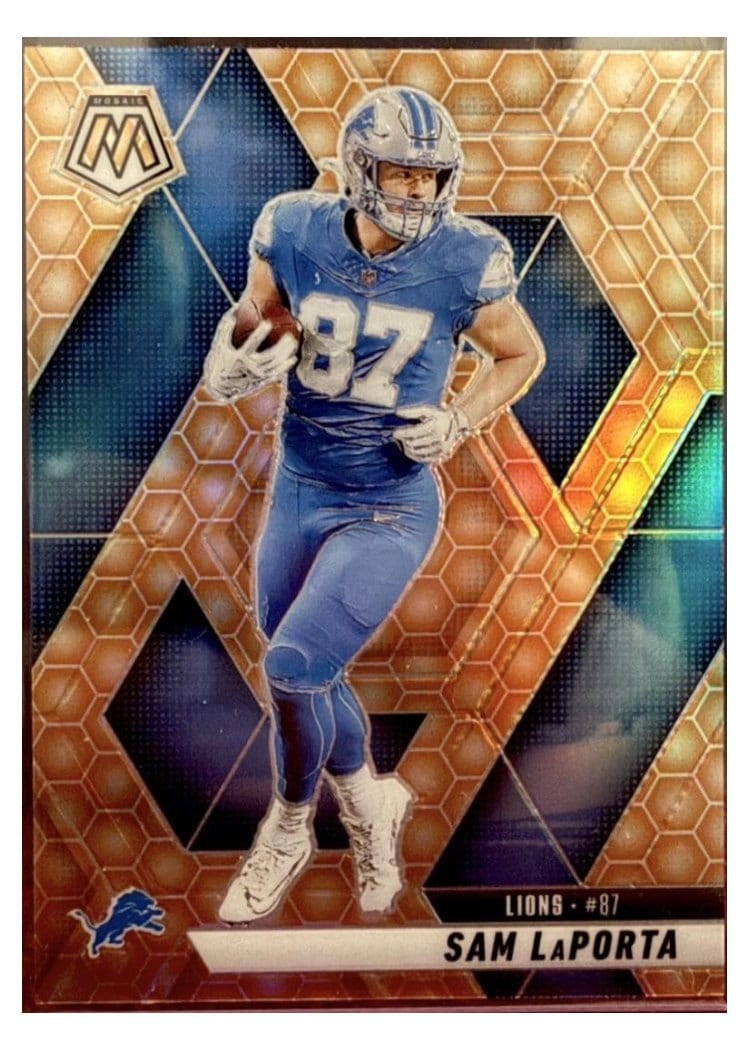 2025 Panini Mosaic Base Set Sam LaPorta #63 card