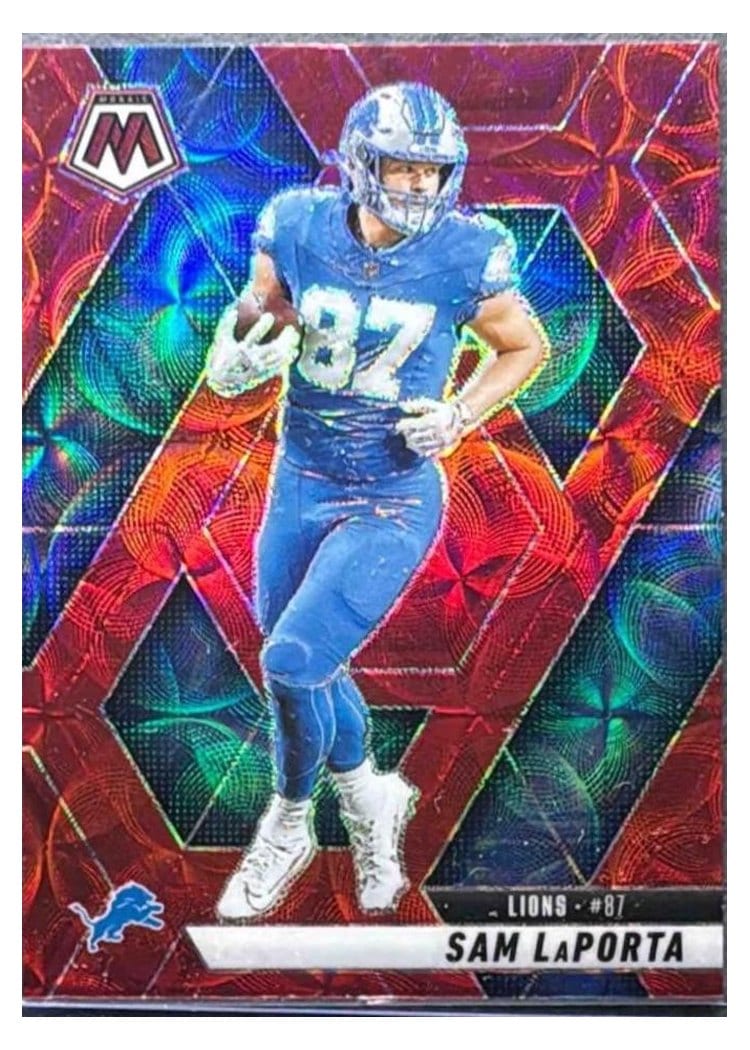 2025 Panini Mosaic Base Set Sam LaPorta #63 card