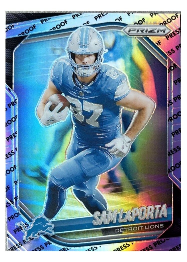 2025 Panini Prizm Base Set Sam LaPorta #122 card