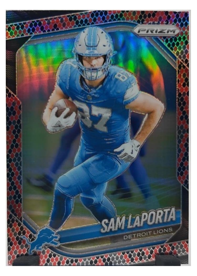 2025 Panini Prizm Base Set Sam LaPorta #122 card