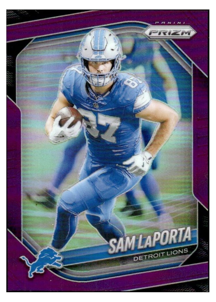 2025 Panini Prizm Base Set Sam LaPorta #122 card