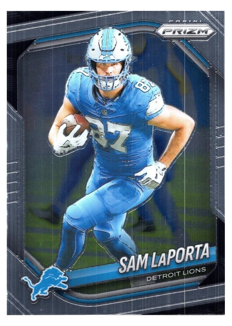 2025 Panini Prizm Base Set Sam LaPorta #122 card