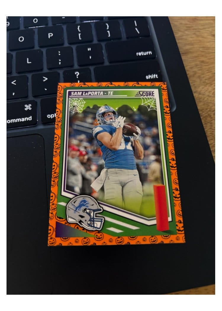 2025 Score-A-Treat Base Set Sam LaPorta #51 card