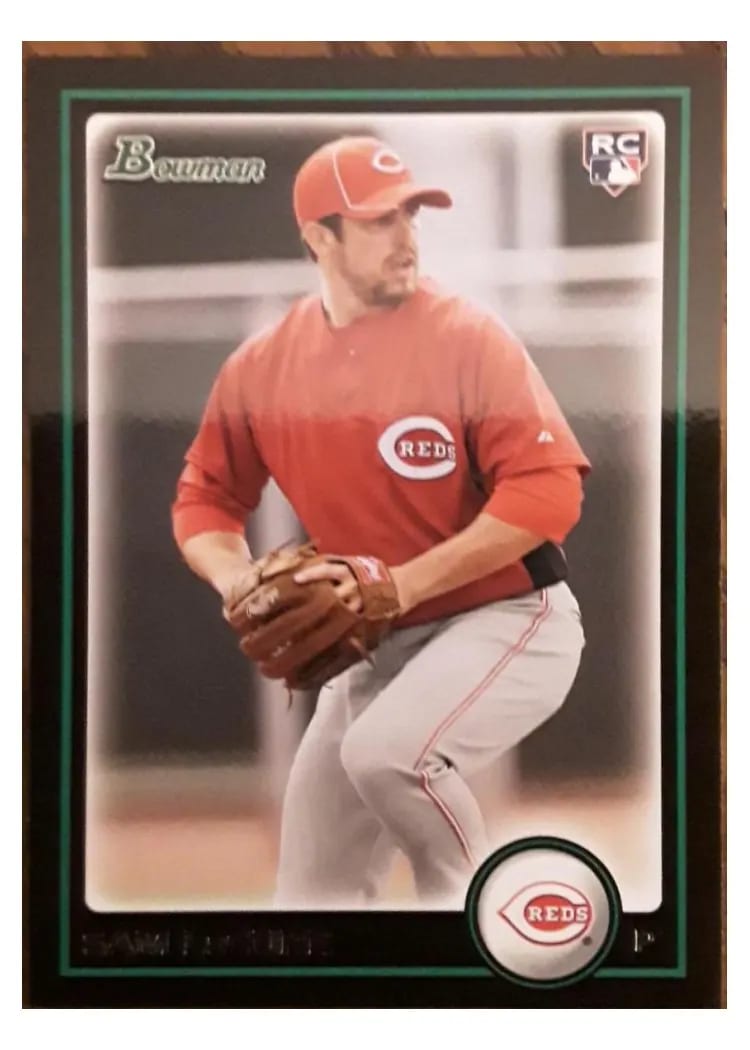 2010 Bowman Draft Picks Sam LeCure #BDP37 card