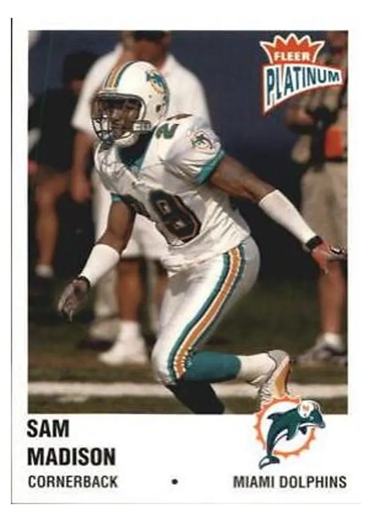 2003 Fleer Platinum Sam Madison #58 card