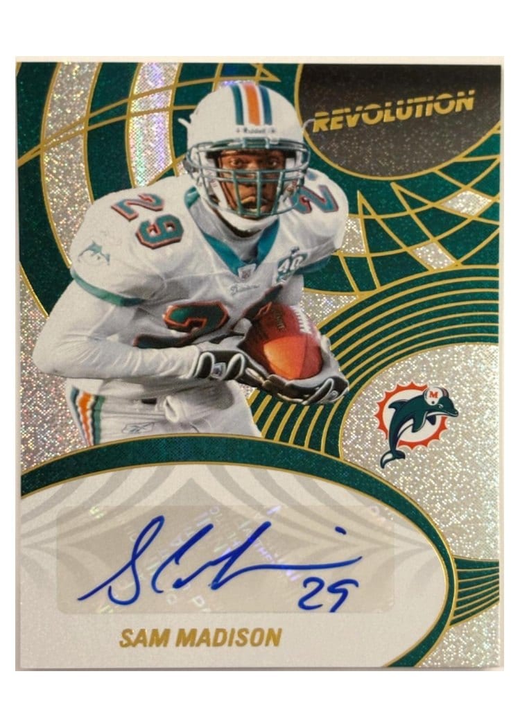 2025 Panini Revolution Autographs Sam Madison #30 card