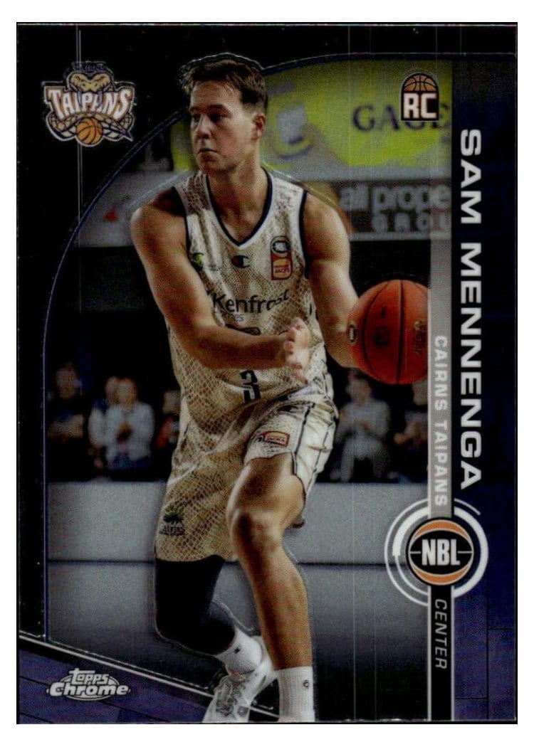 2023-24 Topps Chrome NBL Base Set Sam Mennenga #27 card