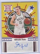 2020-21 Panini Chronicles Hometown Heroes Rookie Autographs Sam Merrill #HH-SAM card