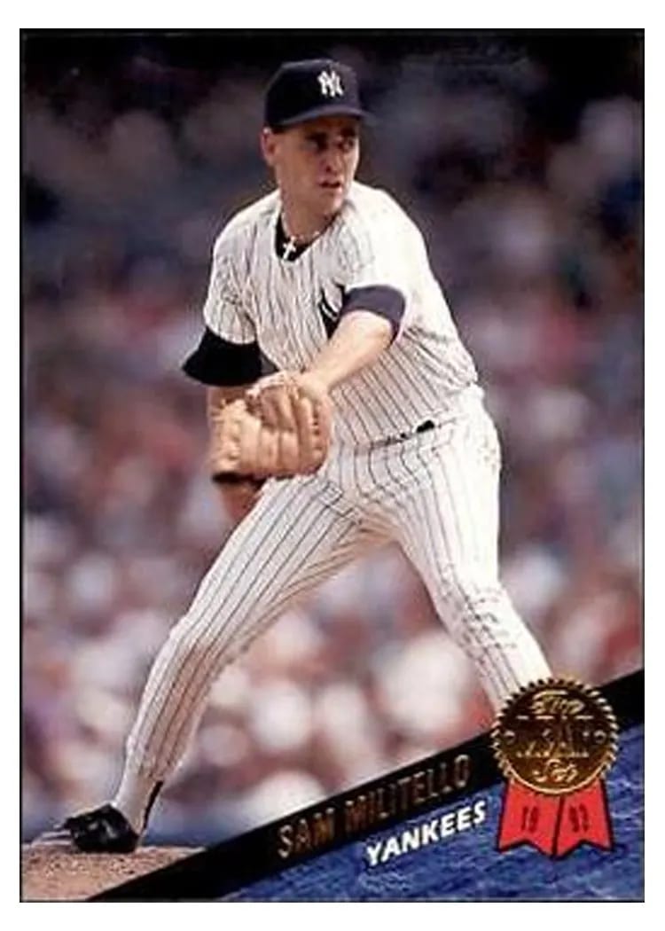 1993 Leaf Sam Militello #52