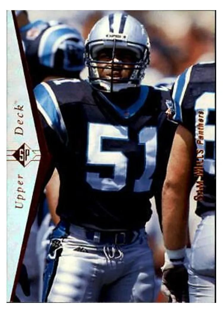 1995 SP Sam Mills #30 card