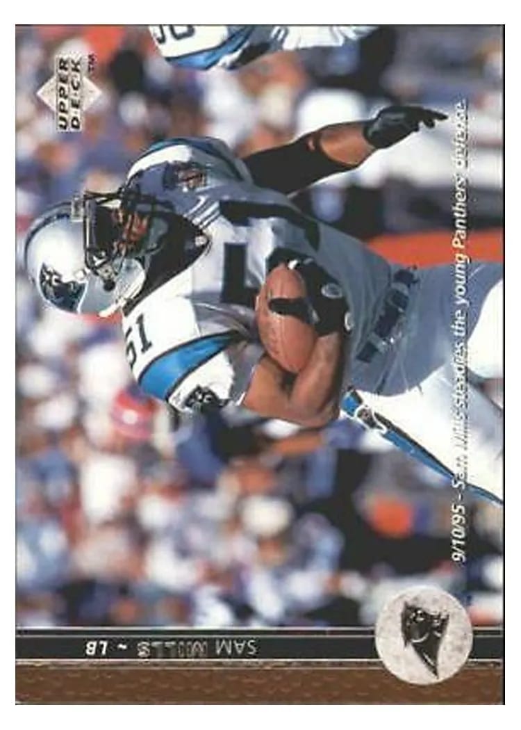 1996 Upper Deck Sam Mills #65 card