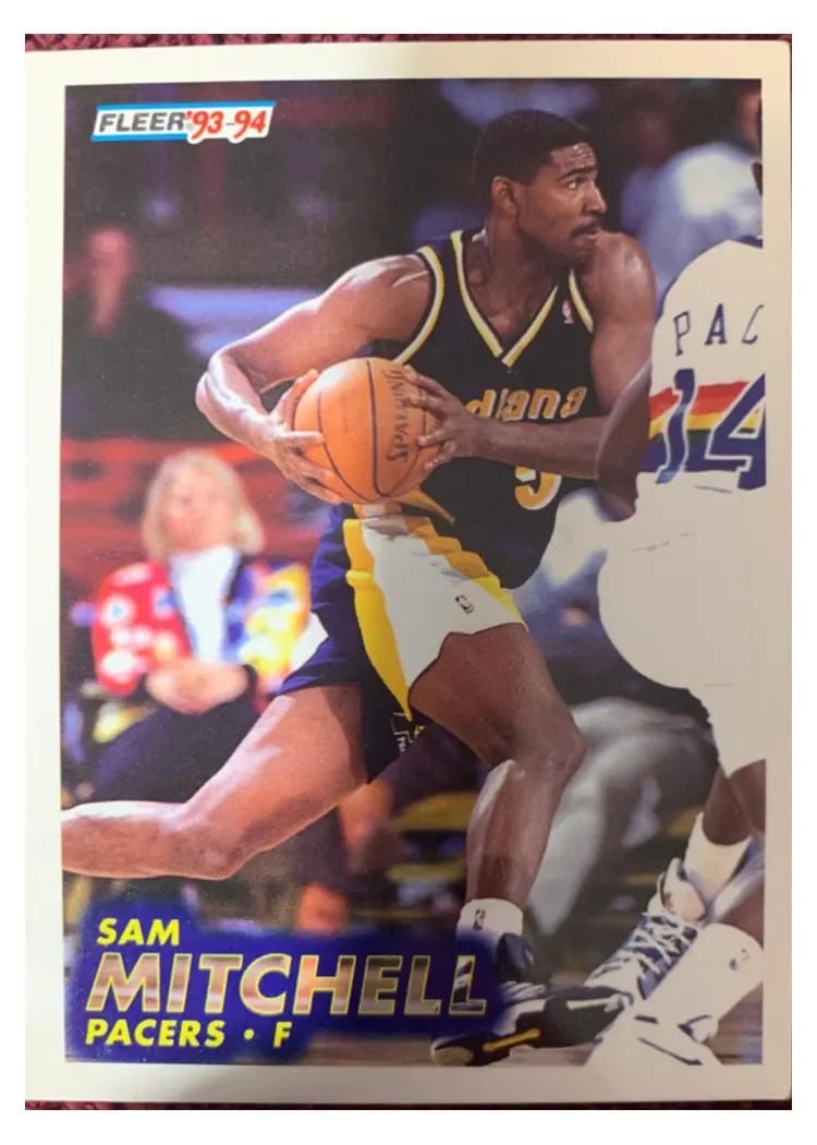 1993 Fleer Sam Mitchell #86 card