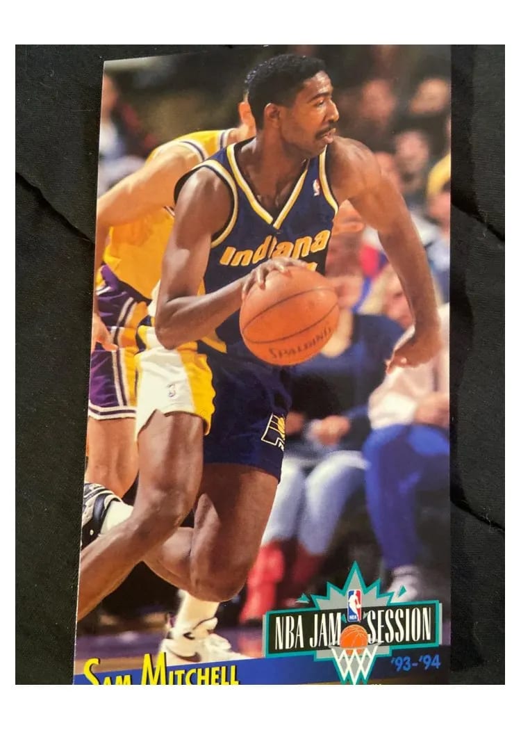 1993 Fleer Jam Session Sam Mitchell #90 card