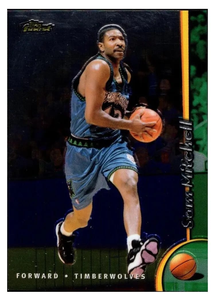 1998 Finest Sam Mitchell No Protector #3 card