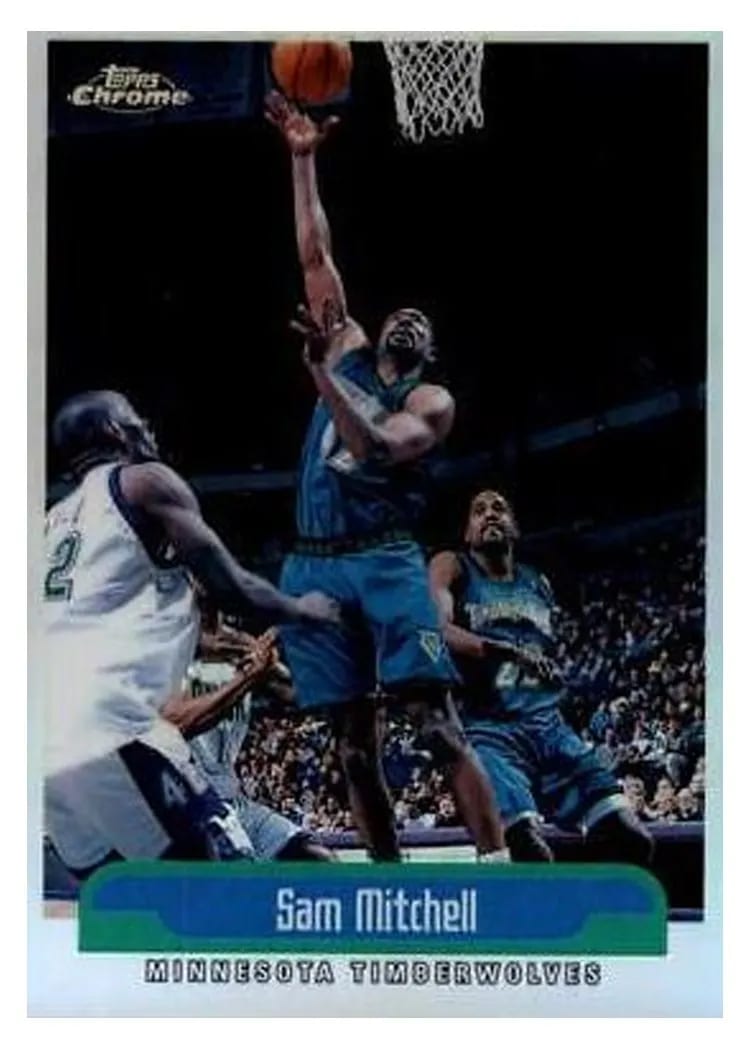 1999 Topps Chrome Sam Mitchell #56 card