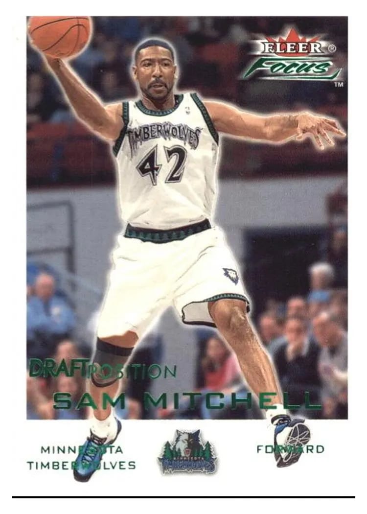 2000 Fleer Focus Sam Mitchell #38 card