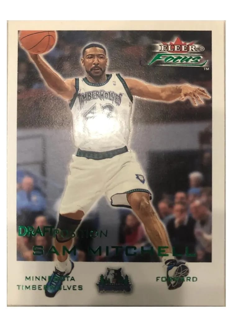 2000 Fleer Focus Sam Mitchell #38 card