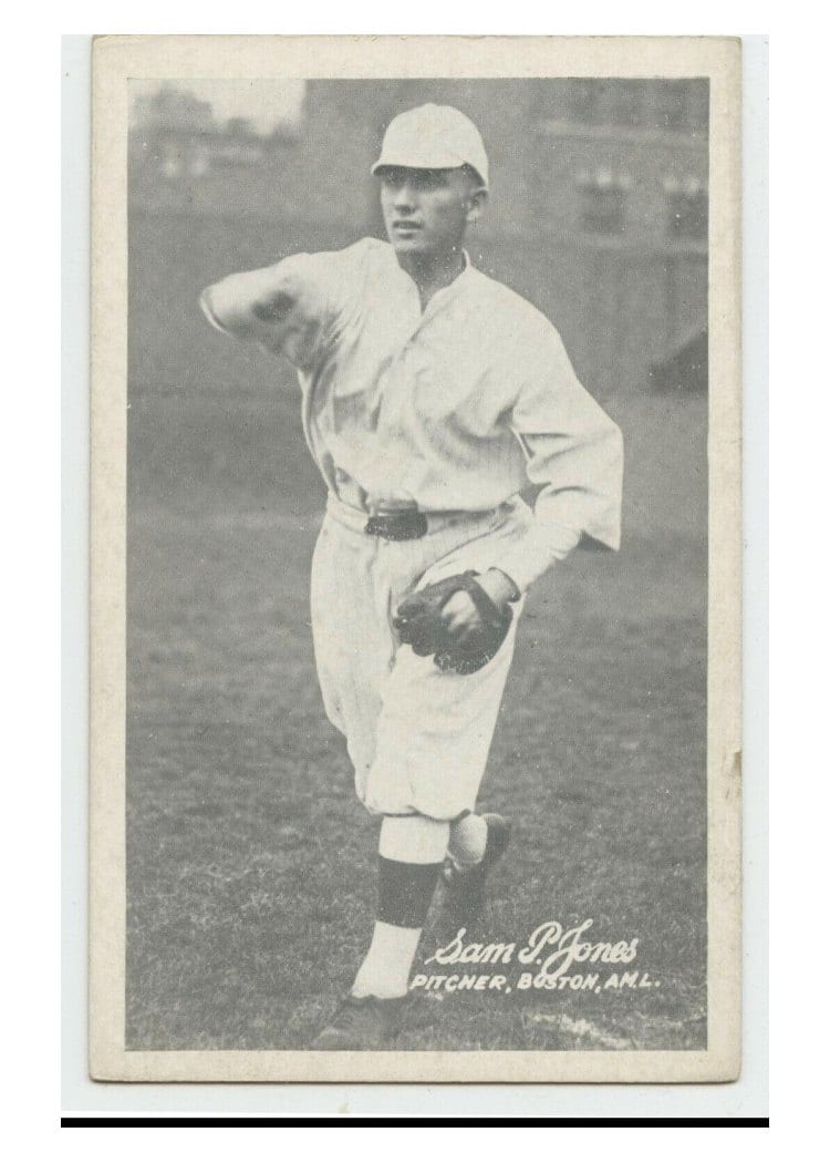 1921 Exhibits Sam P. Jones card