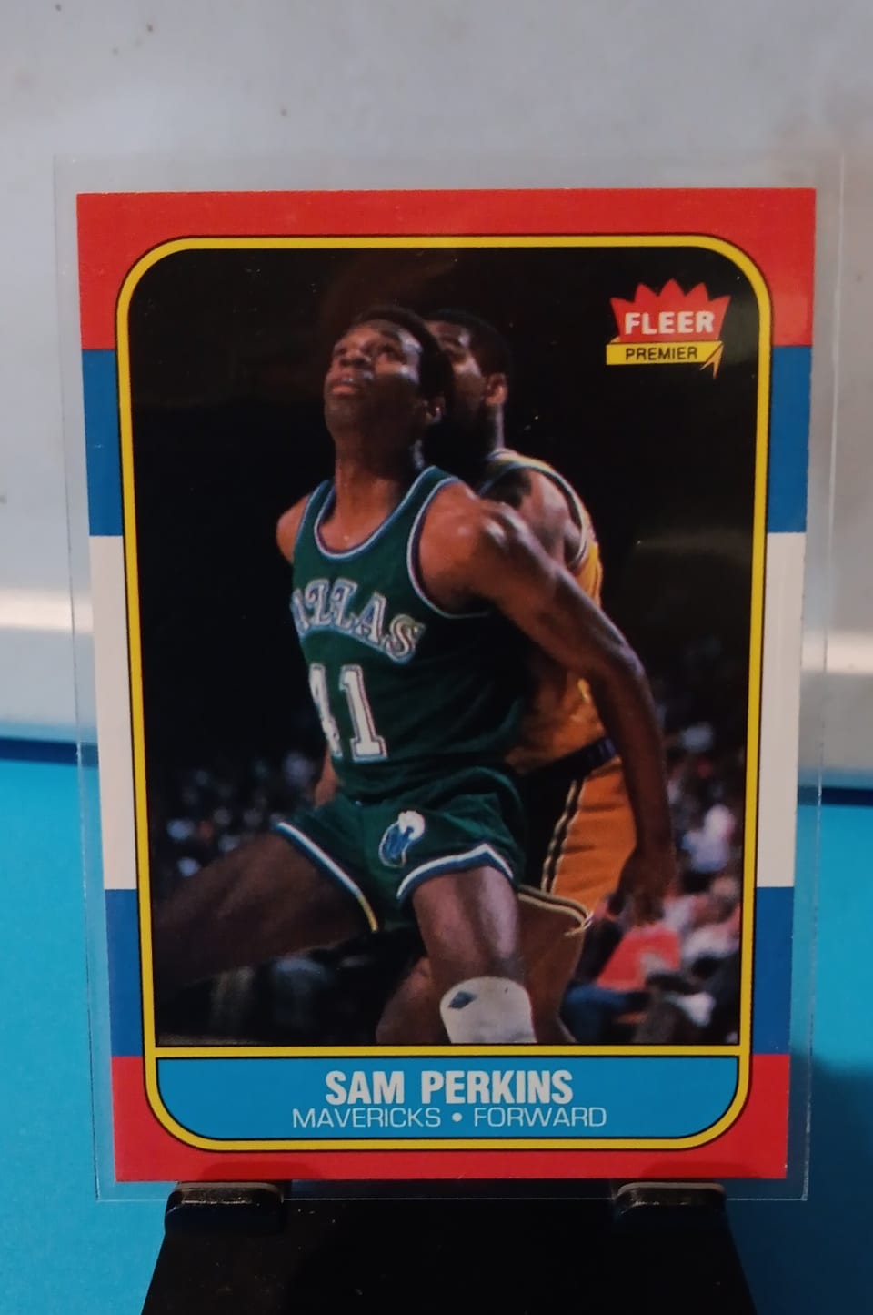 1986 Fleer Sam Perkins #86 card