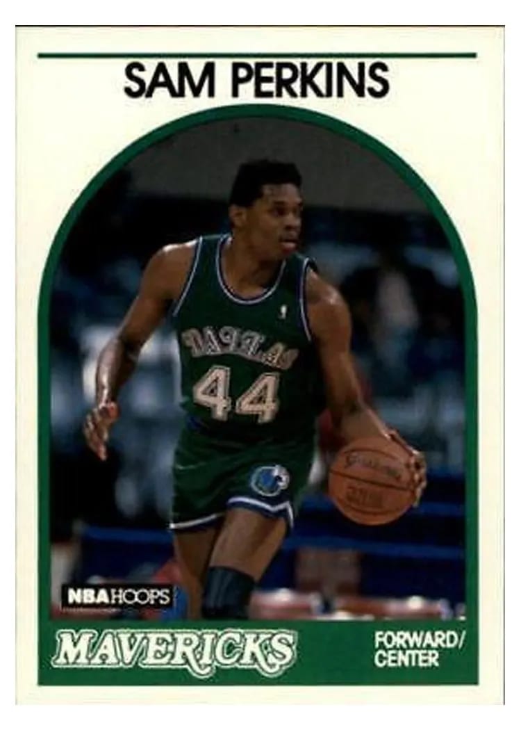 1989 Hoops Sam Perkins #286 card