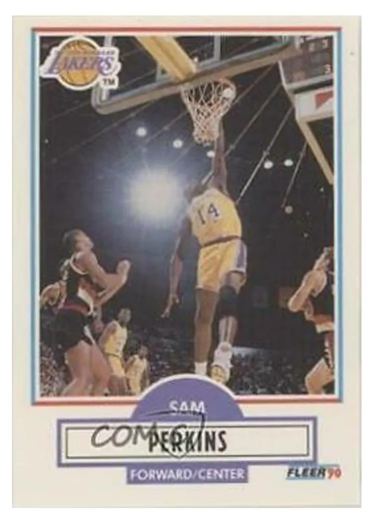 1990 Fleer Update Sam Perkins #U-44 card
