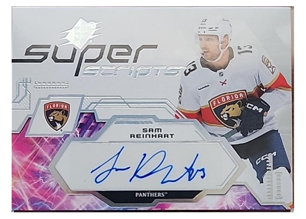 2023-24 SPx Superscripts Sam Reinhart #SS-RE card