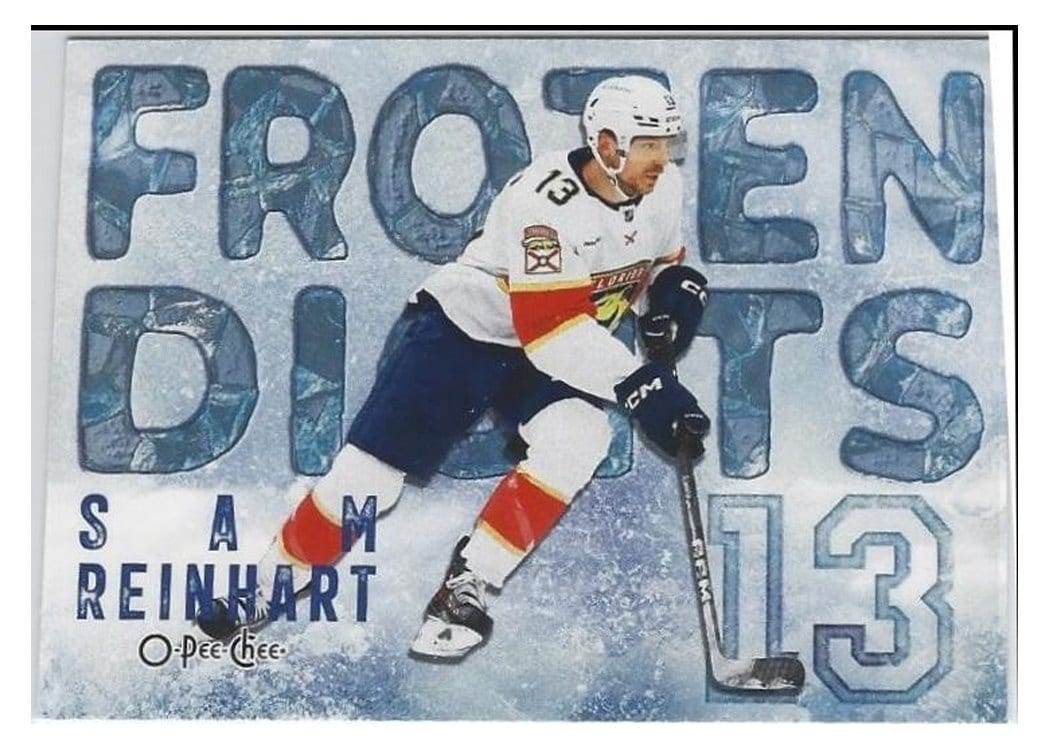 2025-26 O-Pee-Chee Frozen Digits Sam Reinhart #FD-6 card