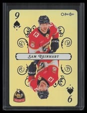 2025-26 O-Pee-Chee Playing Cards Sam Reinhart #9-SPADES card
