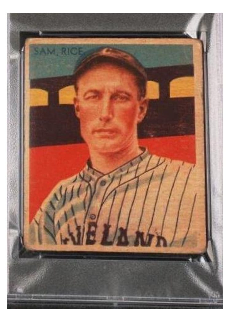 1936 Diamond Stars Sam Rice #32 card