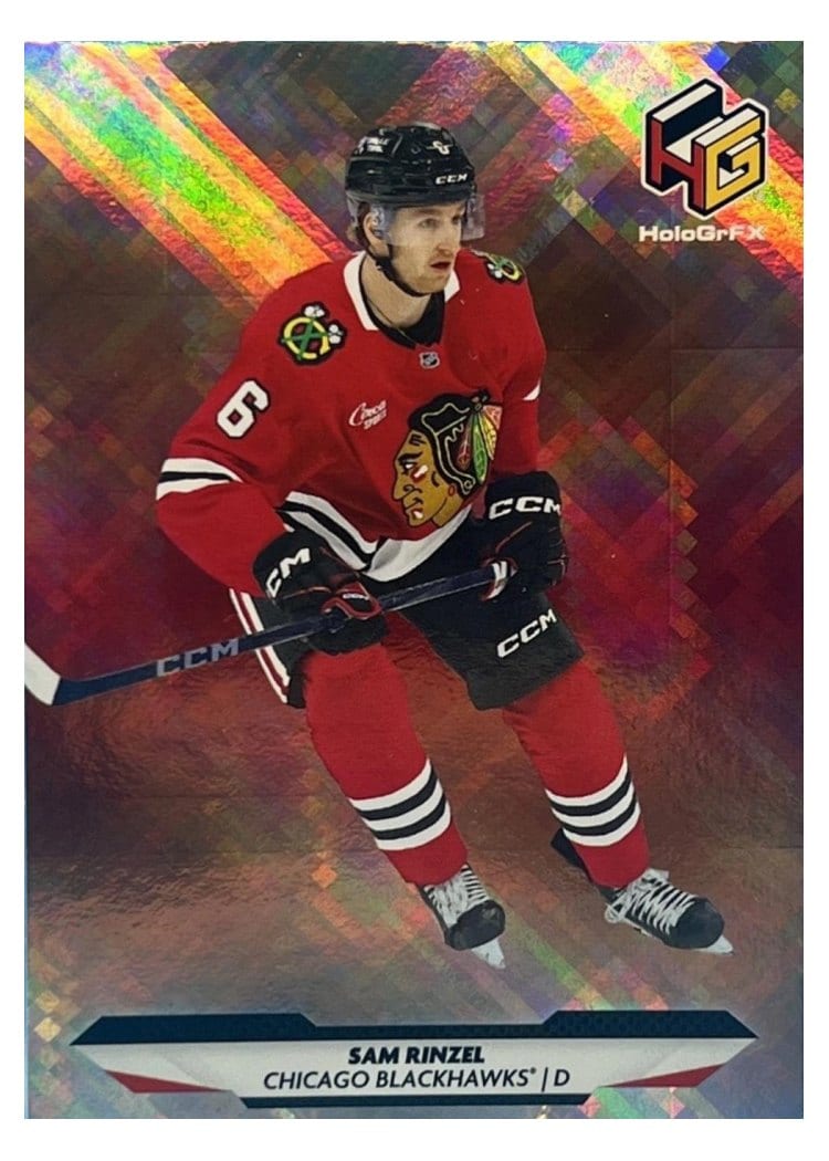 2025-26 Upper Deck HoloGrFx Rookies Sam Rinzel #HG-19 card
