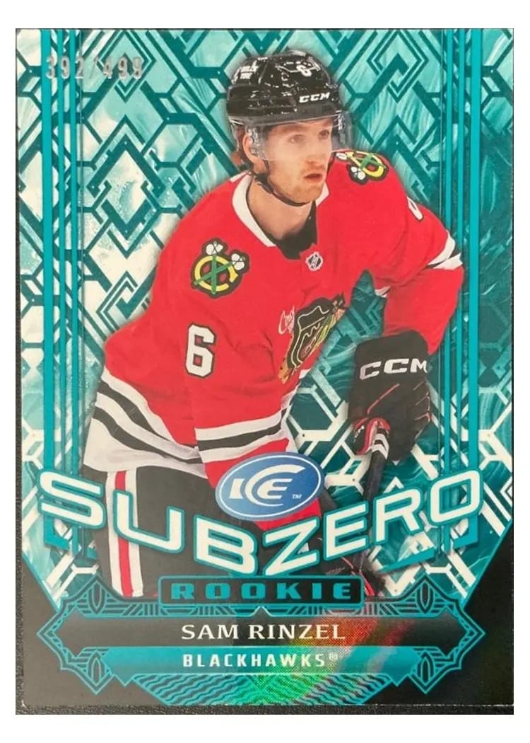 2025 Upper Deck Ice Sub Zero Sam Rinzel #SZ-51 card