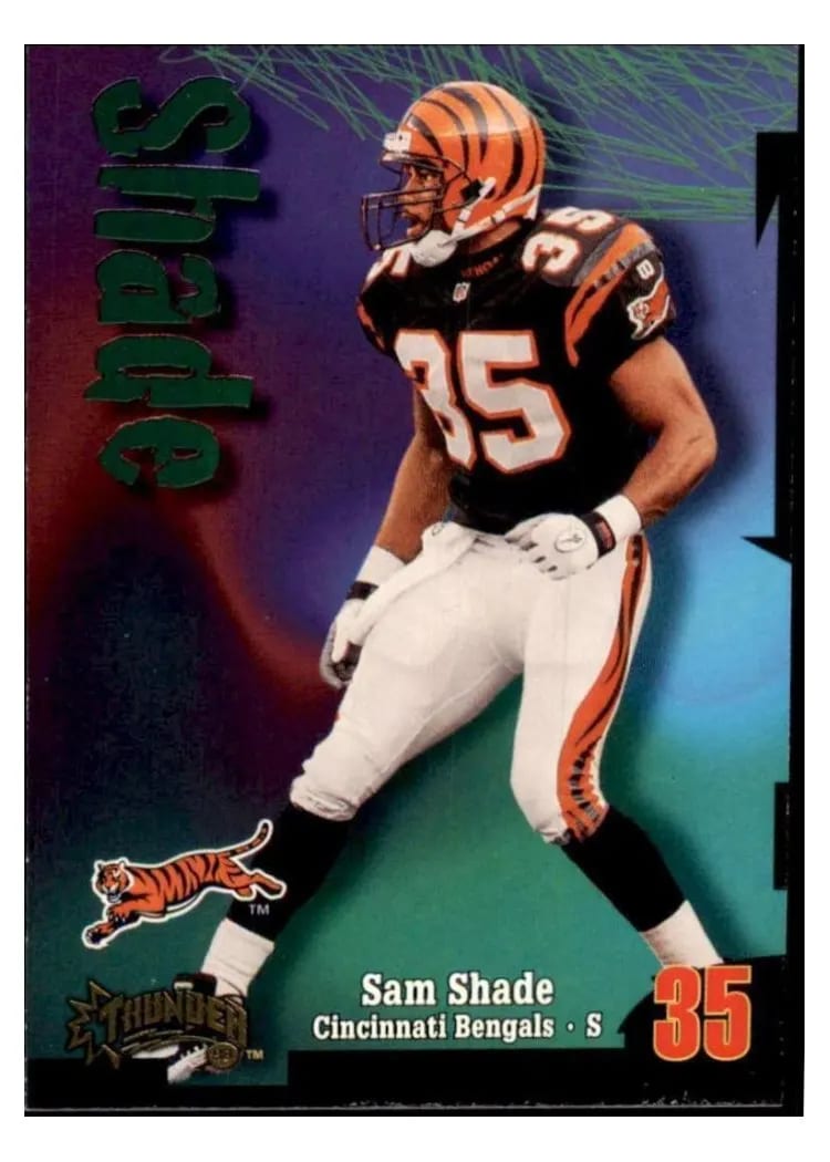 1998 Skybox Thunder Sam Shade #35 card