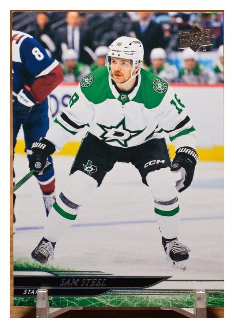 2024-25 Upper Deck Base Set Sam Steel #302 card
