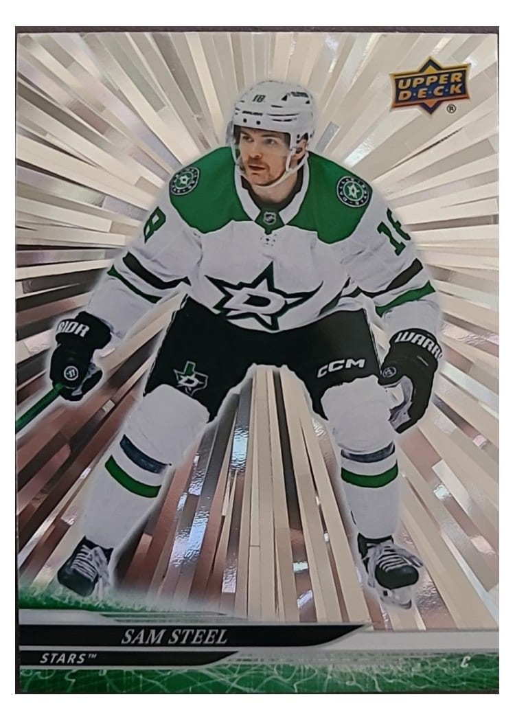 2024-25 Upper Deck Base Set Sam Steel #302 card