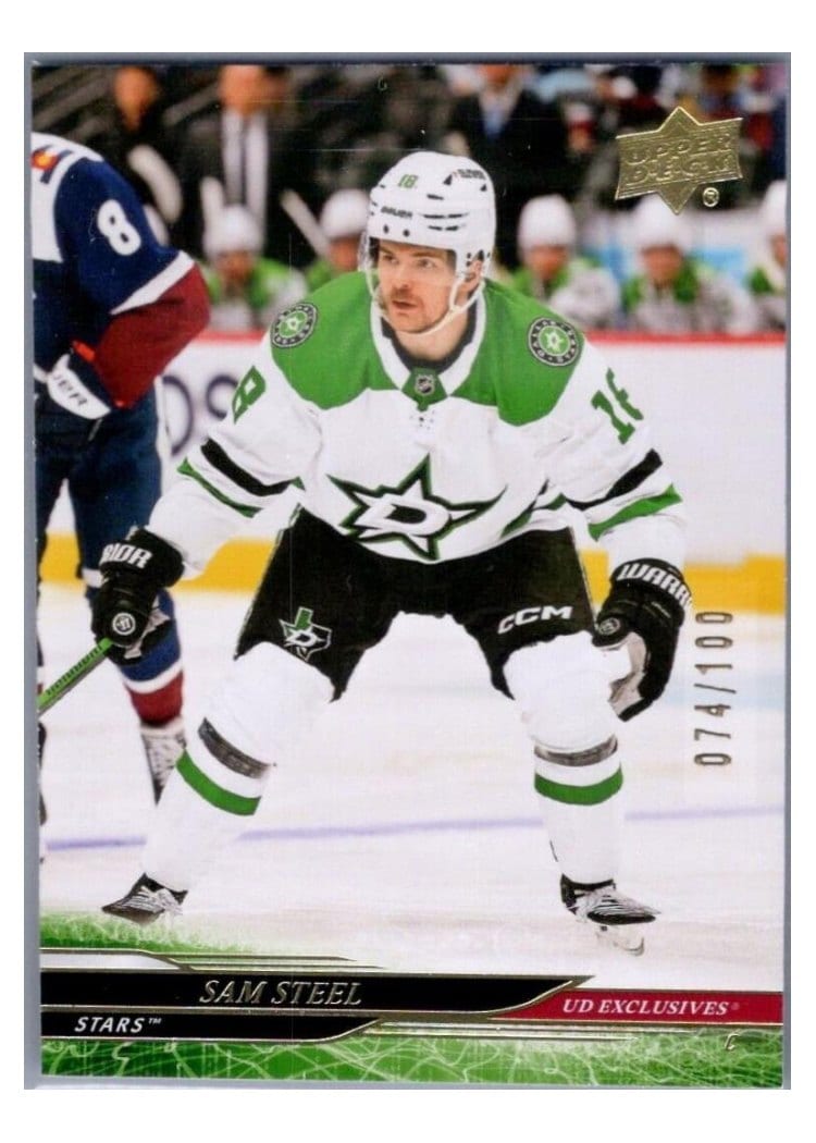 2024-25 Upper Deck Base Set Sam Steel #302 card