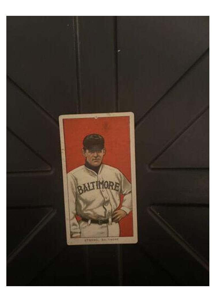 1909 T206 Polar Bear Sam Strang card