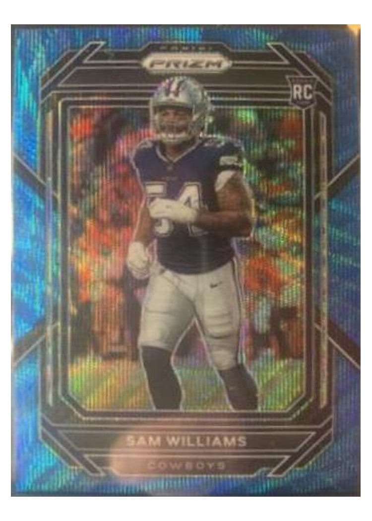 2022 Panini Prizm Base Set Sam Williams #393 card