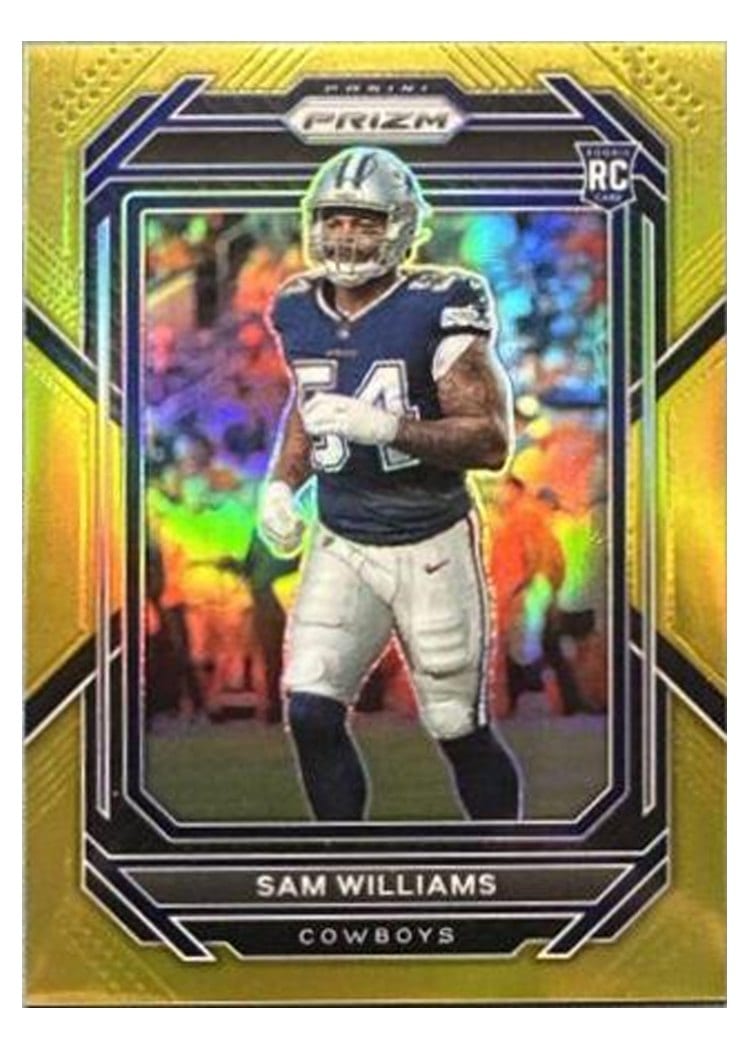 2022 Panini Prizm Base Set Sam Williams #393 card
