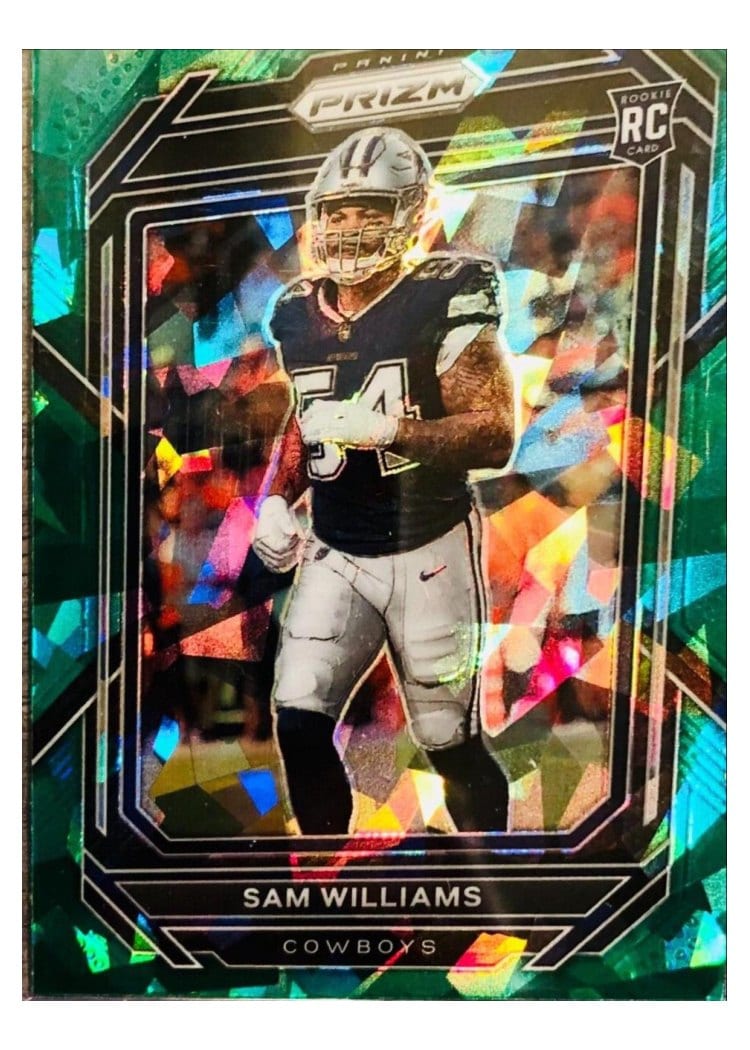 2022 Panini Prizm Base Set Sam Williams #393 card