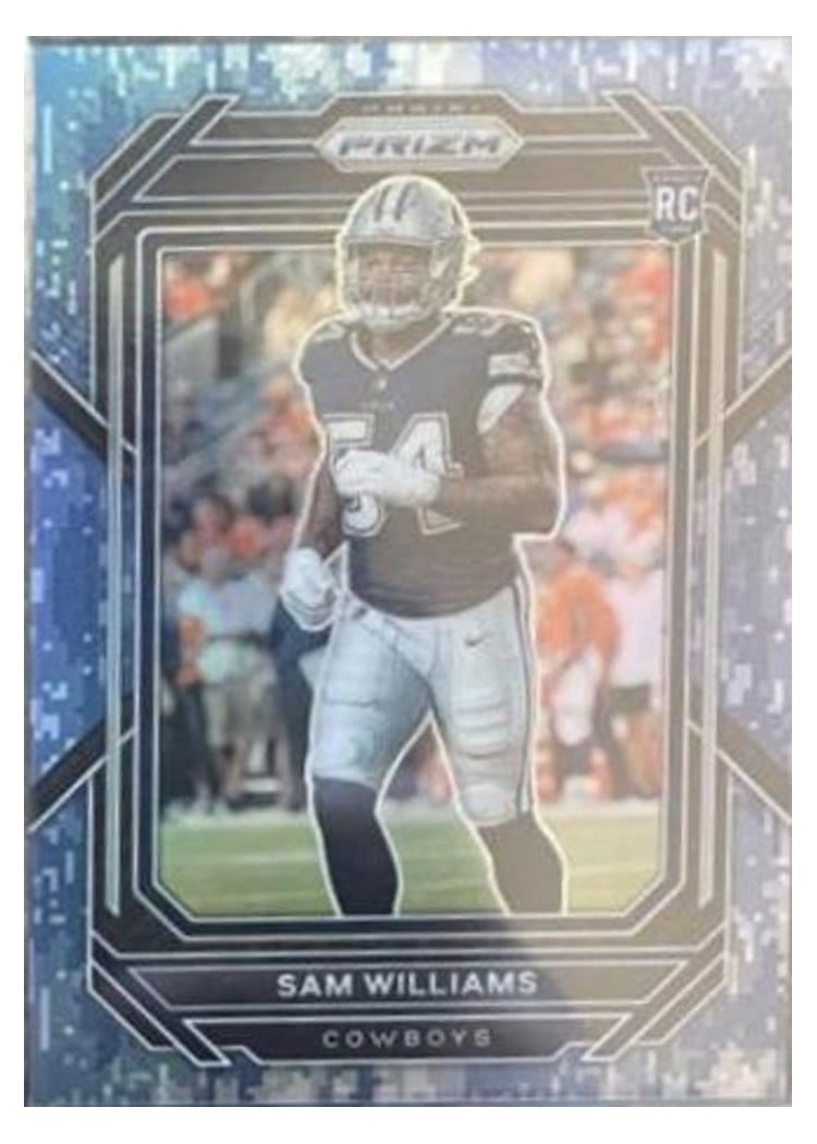 2022 Panini Prizm Base Set Sam Williams #393 card