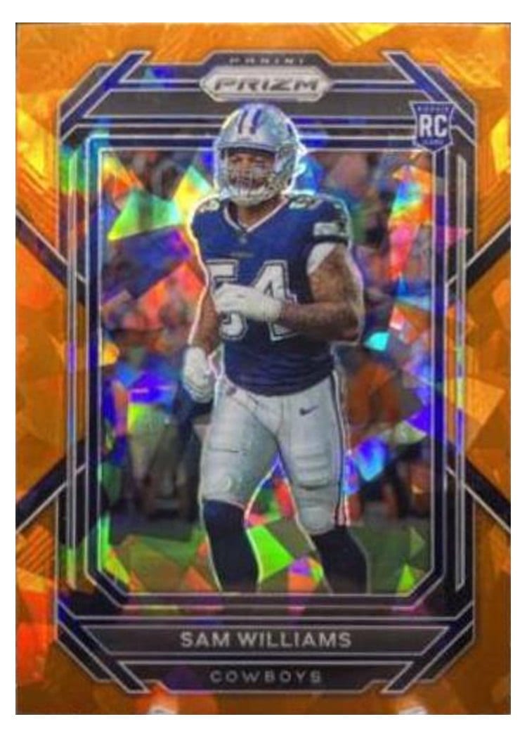 2022 Panini Prizm Base Set Sam Williams #393 card