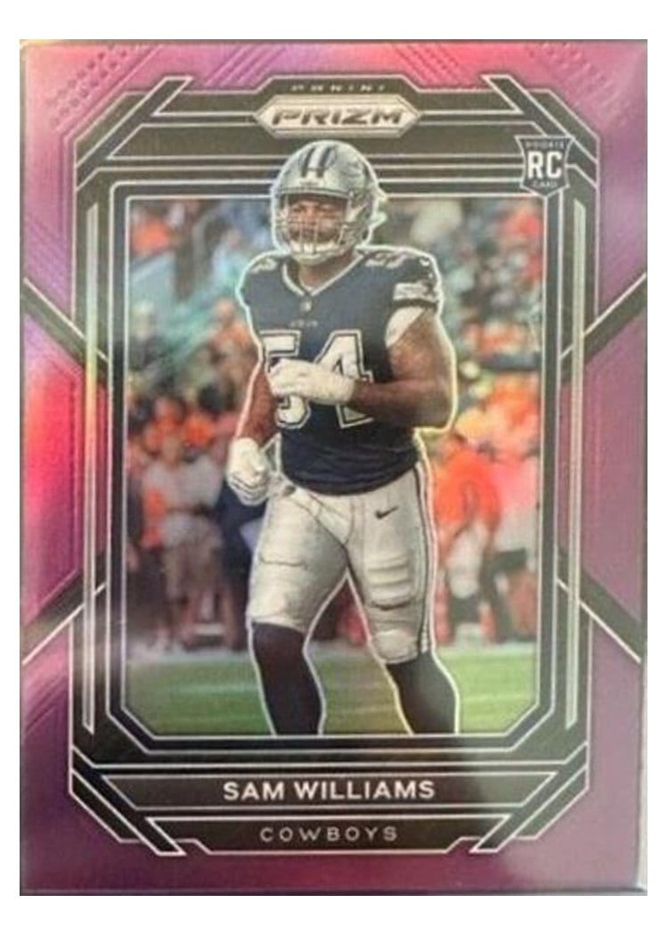 2022 Panini Prizm Base Set Sam Williams #393 card